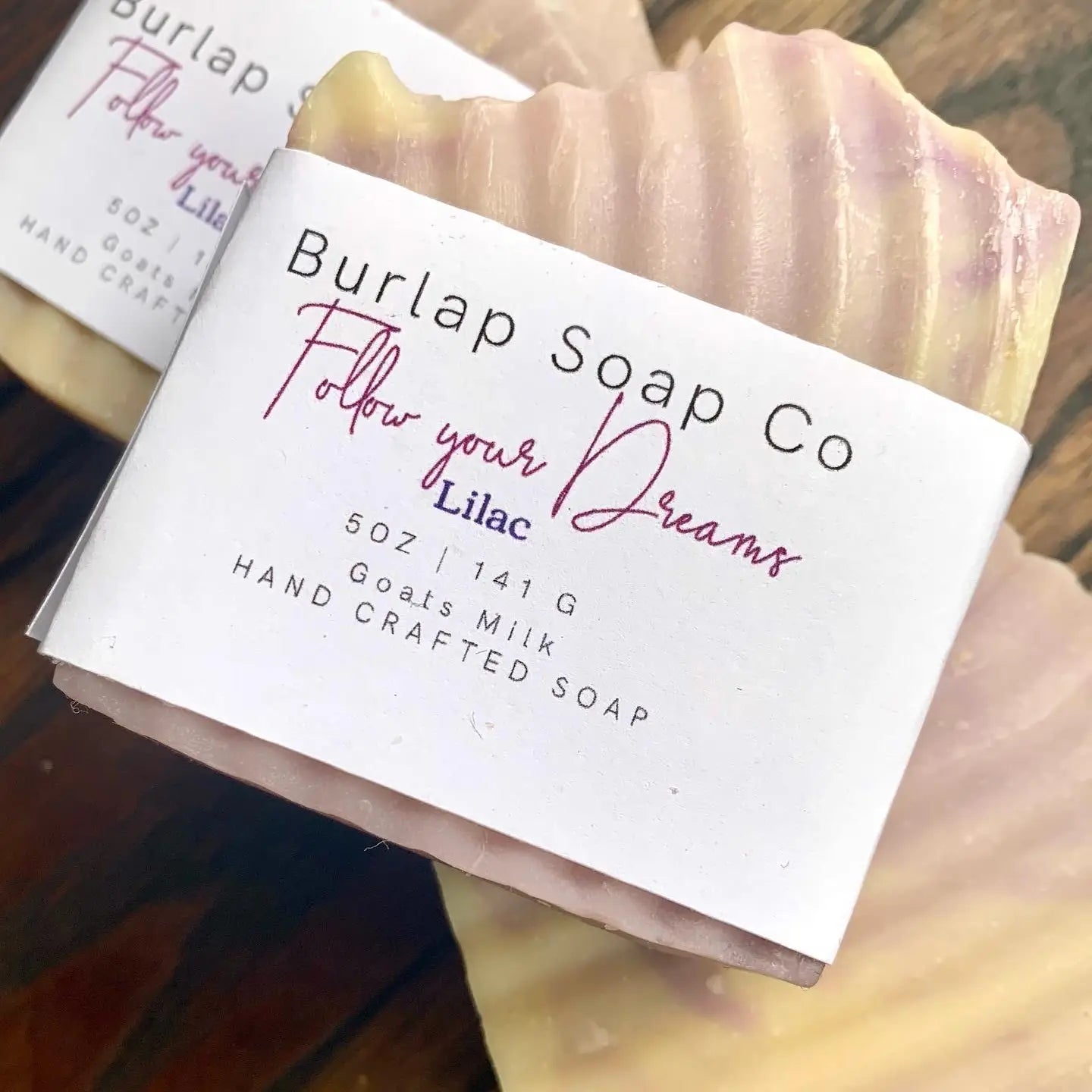 Lilac Goats Milk Handcrafted Artisan Soap