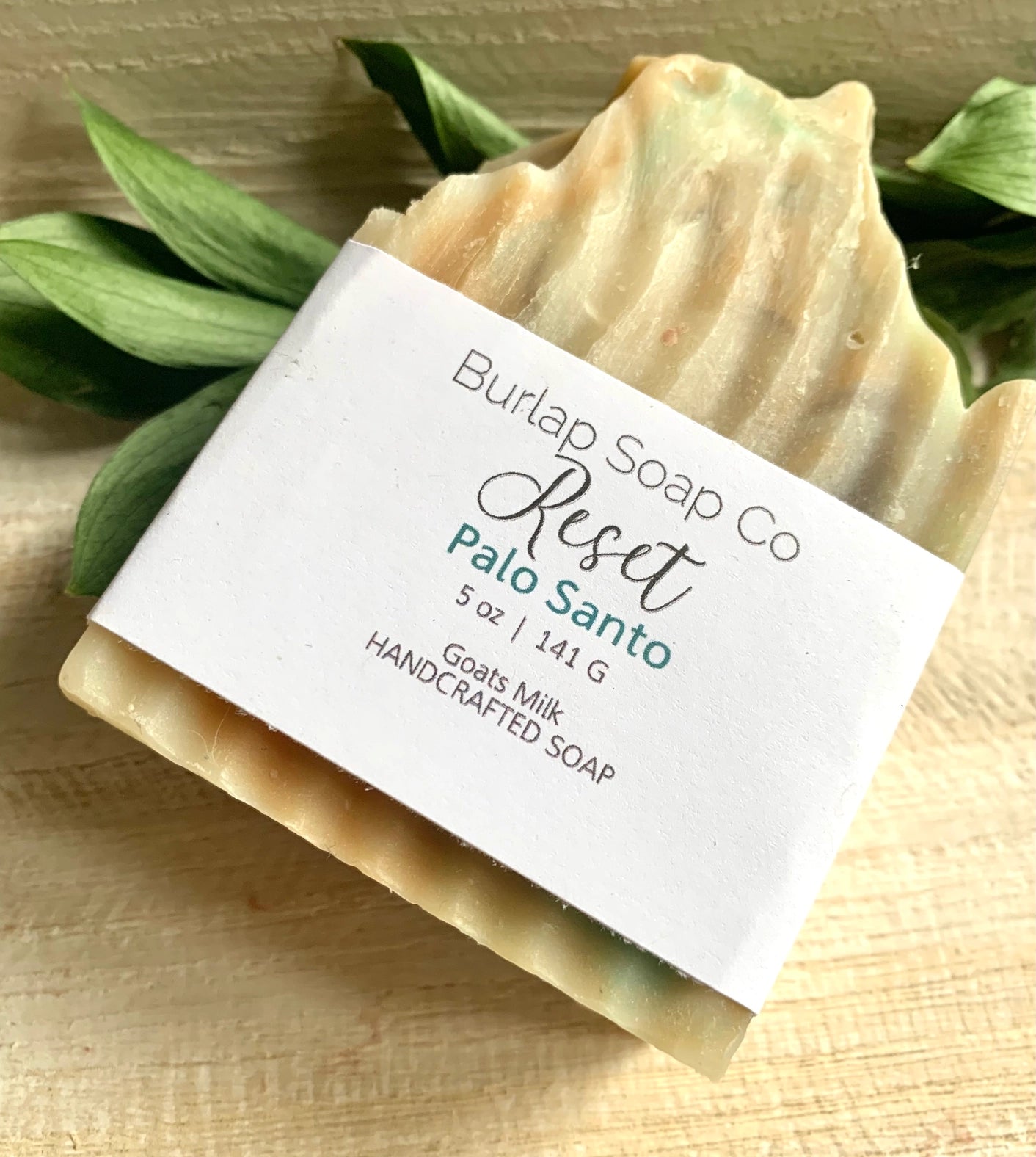 Reset Palo Santo Goats Milk Handcrafted Artisan Soap